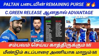 IPL 2024 AUCTION  REMAINING PURSE OF MI  BIG PLAYERS IN MI TARGET LIST  MI PURSE DETAILS [upl. by Eidod]