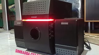 Speaker Multimedia Simbadda CST8000N [upl. by Merete821]