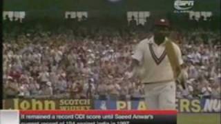 Greatest ODI Innings Ever By Viv Richards189 Part 1 [upl. by Aremat]