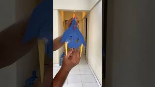 Firebee Origami Paper Airplane Indoor Flights [upl. by Ellennad606]