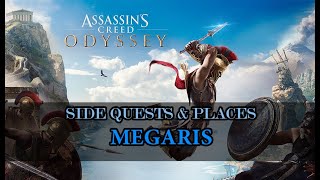 Assassins Creed Odyssey  Megaris Side Quests amp Places [upl. by Atiuqehs]