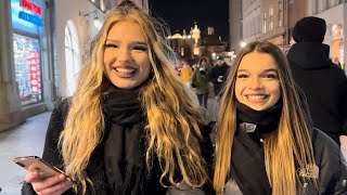 🇵🇱 POLISH STREET FOOD KRAKOW WALKING TOUR POLAND WINTER WALK 4K HDR [upl. by Rodgers]