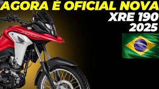 XRE 190 2025 OFICIAL LANÇADA NO BRASIL [upl. by Ahsina]