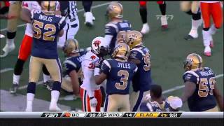 CFL BC 35 Winnipeg 47 October 11 2010 [upl. by Navarro795]