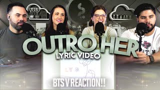 BTS quotOutro Her lyric videoquot Reaction  Rapping along with the rap line 😎😄  Couples React [upl. by Adrienne]