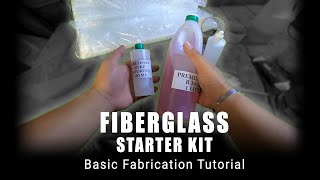 BASIC FIBERGLASS TUTORIAL  Fiberglass Starter Kit  quotPATURO PAPSquot Series  MOTOFIED CUSTOMWORKS [upl. by Baelbeer]