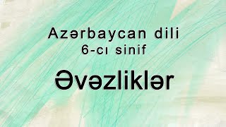 Azərbaycan dili  Əvəzliklər [upl. by Sucy]