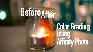 Affinity Photo Tutorial 06  Basic Cinematic Color Grading using Affinity Photo [upl. by Ahsennek]