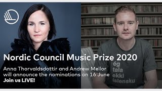 LIVE STREAM The nominees for the Nordic Council Music Prize 2020 [upl. by Saber]