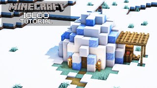 Minecraft How To Build an Igloo Tutorial [upl. by Refinneg301]