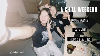 VLOG • my first vlog weekends nazarbayev university dorm vibes [upl. by Eissen]