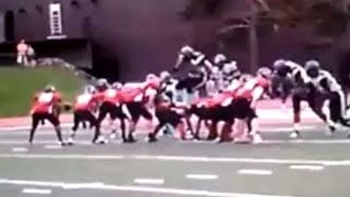 WOW Middle Linebacker JUMPS OVER OLine to Block Field Goal Attempt in SemiPro Football Game 🏈💪 [upl. by Yecaj]