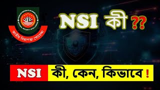 NSI কী  NSI এর কাজ কী  আবেদনের পদ্ধতি  NSI সার্কুলার ২০২৪  What Is NSI How To Apply NSI 2024 [upl. by Keel434]