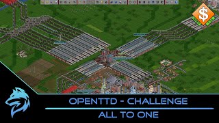 OpenTTD  Challenge  All To One [upl. by Leak409]