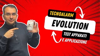 Centrale di allarme Tecnoalarm Evolution collegamenti  test e prove applicazione [upl. by Selia]