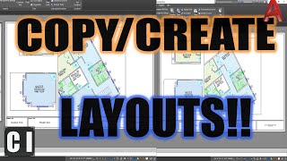 AutoCAD How to Copy amp Create Layouts 3 Quick Tips  2 Minute Tuesday [upl. by Elbertina942]