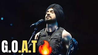 Diljit Dosanjh GOAT Song  Diljit Live Hyderabad Concert 2024 [upl. by Aisatsan]