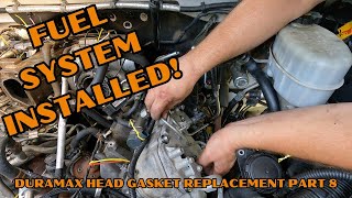 DURAMAX HEAD GASKET REPLACEMENT PART 8 [upl. by Asilahs95]