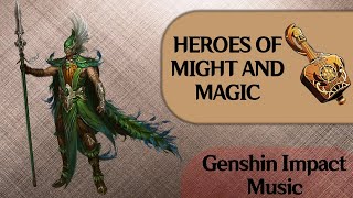 Heroes Of Might And Magic Floral Zither Genshin Impact Music [upl. by Stavros]