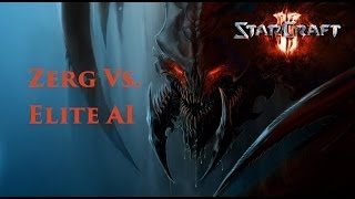 How to beat Zerg vs Elite AI  Starcraft II [upl. by Arraeis]