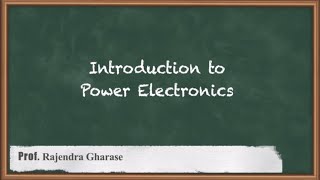 Introduction To Power Electronics  GATE Power Electronics Essentials [upl. by Yeliah]