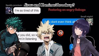 Deku saves Jirou  Part 1  Mha Lyric Prank  My r  Lollia  Izujirou [upl. by Lira]