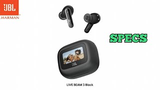 JBL Live BEAM 3  CES 2024specs [upl. by Pierrette]