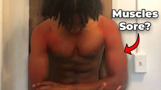 How to Relieve Muscle Soreness and Recover FAST During Fatloss [upl. by Aikahc]