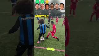 Messi VS Neuer VS Marcelo VS Vini JR VS Neymar VS Ronaldo Kids Skills Challenge [upl. by Ashlie]