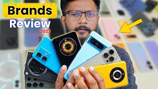 All Smartphone Brands Review in India  2023 Reality [upl. by Flavio276]