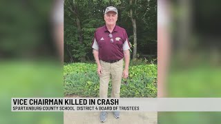 Spartanburg County district 4 vice chairman teacher coach killed in crash [upl. by Goat]