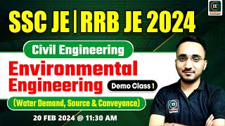 1 Environmental Engineering  SSC JE amp RRB JE 2024  SSC JE Civil Engineering Classes By Avnish Sir [upl. by Anaik]