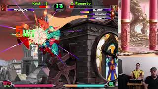 MvC2 Kest  Magneto 1v3 Comeback vs MSP Romneto 71924 [upl. by Derriey]