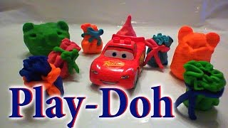 PLAY DOH KNETE KINDER Surprise Eggs SPIDERMAN CARS Daisy Peter der Hase Deutsch Huevos [upl. by Yramesor]