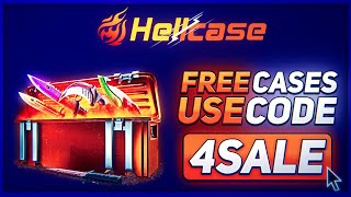 HELLCASE PROMO CODE 4SALE — FREE CASES amp FREE SKINS hellcase code review [upl. by Krueger]