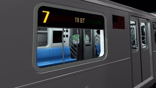 Parallel reality Roblox R188 7 train ride from 125th st to 86th st [upl. by Ainessey]