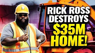 Rick Ross Destroys 35 Million Mansion to do what [upl. by Ahselrak]