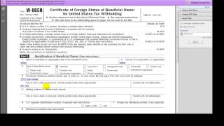 How to fill W8BEN form [upl. by Orihakat945]