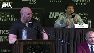 Ben Askren Best Moments from UFC 235 Press Conference [upl. by Ahtaela]