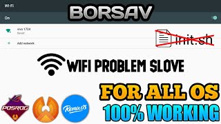 How to Fix Wifi Problem in Phoenix Os ROG V3U5  Prime Os Remix Os  Abstergo Os  All os Wifi Fix [upl. by Tezile452]