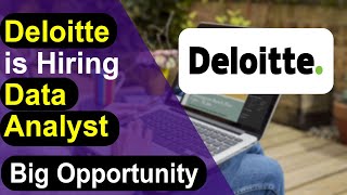 Deloitte Hiring Data Analyst  Data Analyst  Data Analyst job   Data Analyst jobs for freshers [upl. by Aronoh]