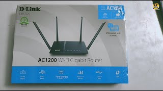 DLink DIR825 AC1200 Router Unboxing  Dual Band WiFi Gigabit Router First Look  LT HUB [upl. by Mitzi]