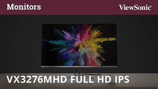 ViewSonic VX3276MHD Full HD IPS Monitor [upl. by Nnylsia]