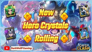 Castle Clash💎New Op Hero Crystal Rolling💎 [upl. by Daffi792]