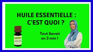 Huile Essentielle  Utilisation Production Contreindications en 3 min [upl. by Haughay]