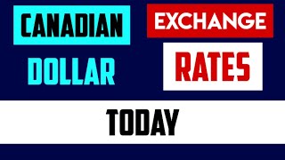 Canadian Dollar Exchange rates Today JULY 112024 USDCAD cad to usd Cad to inr [upl. by Airreis]