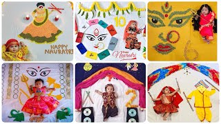 Navratri baby photoshoot at home Navratri theme baby photoshoot baby photoshoot ideas [upl. by Chick]