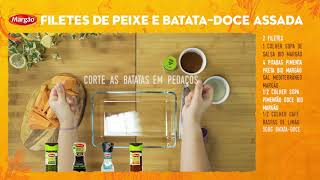 Filetes de Peixe e Batata Doce Assada  Receitas à Prova [upl. by Yecad]