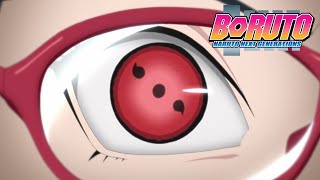 Sarada Unlocks Her 2nd Tomoe  Boruto Naruto Next Generations [upl. by Chick680]