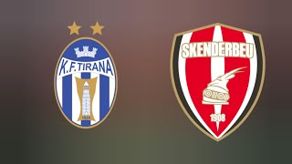 KF Tirana vs Skenderbeu Korca al banian super league football live [upl. by Alexandros329]